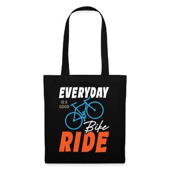 Everyday Is A Good Bike Ride - Stoffbeutel - Schwarz - Vorne