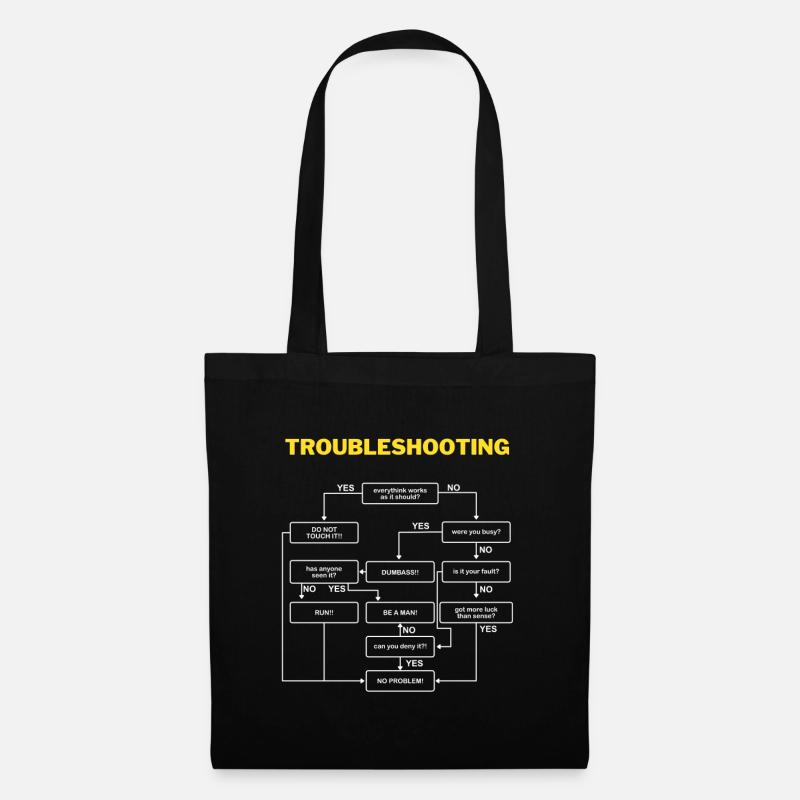 Résolution de problème - Sac en tissu - noir