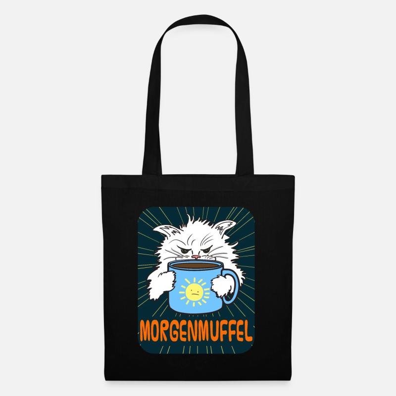 Morgenmuffel - Stoffbeutel - Schwarz