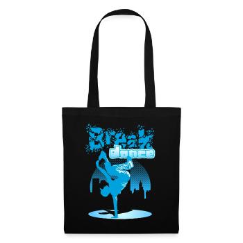 Ville breakdance - Sac en tissu - noir - Devant