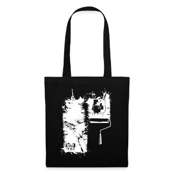 Brush stroke (for dark fabric) - Tote Bag - black - Front