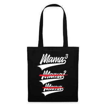 MAMA HIGH 3 KIDS TRIPLETS - Tote Bag - black - Front