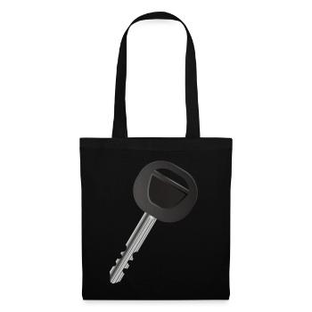 Clé de voiture unique pour les fans d’automobile - Sac en tissu - noir - Devant