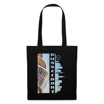Düsseldorf Allemagne City Skyline Home Love - Sac en tissu - noir - Devant
