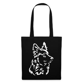 Harzer Fuchs Head "Black Edition" - Tote Bag - black - Front