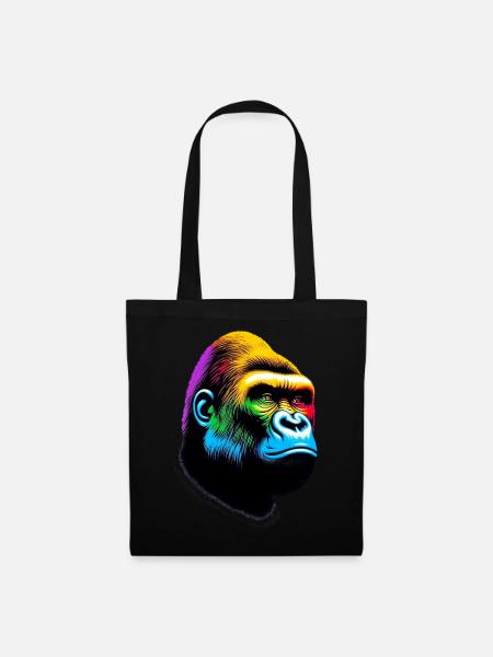 Gorilla - Tote Bag - black