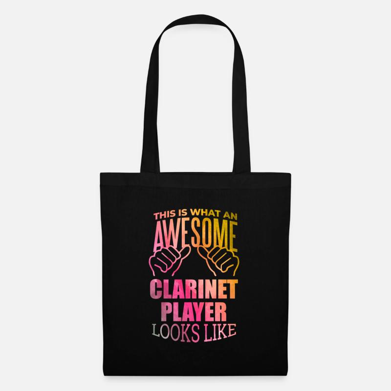 Clarinet - Tote Bag - black