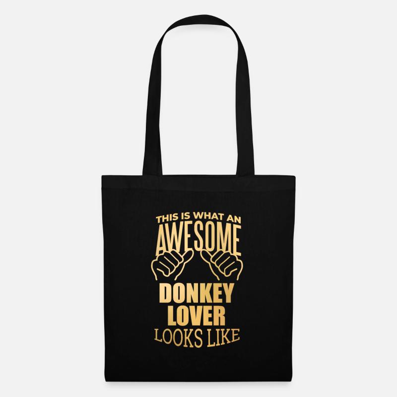 Donkey - Tote Bag - black