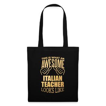 Italian - Tote Bag - black - Front