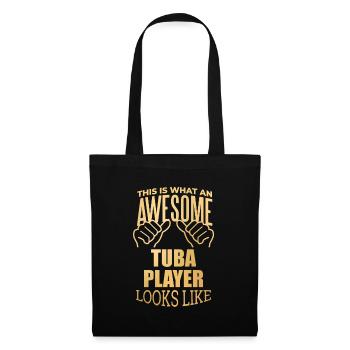Tuba - Tote Bag - black - Front