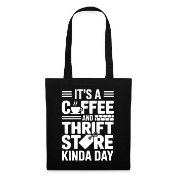Coffee Thrift Store Day - Tote Bag - black - Front