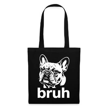 Sarcasme à quatre pattes sur la parole de lunettes de soleil pour chien - Sac en tissu - noir - Devant