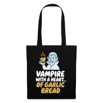 Vampire With A Heart Of Garlic - Stoffbeutel - Schwarz - Vorne