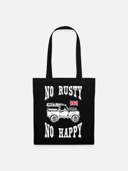 No_Rusty_No_Happy - Stoffbeutel - Schwarz