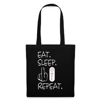 Fuck You. Fuck you. Fuck Off - Tote Bag - black - Front