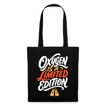 Tauchen – Oxygen Is a Limited Edition - Stoffbeutel - Schwarz - Vorne