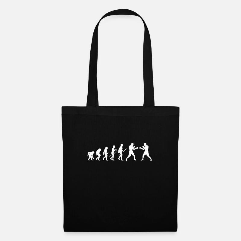 evolution boxing boxers - Tote Bag - black