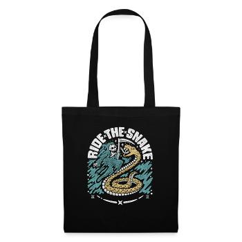 ride the snake - Sac en tissu - noir - Devant