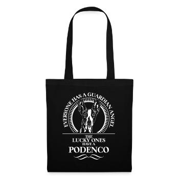 PODENCO Guardian Angel dog tag dog WILSIGNS - Tote Bag - black - Front