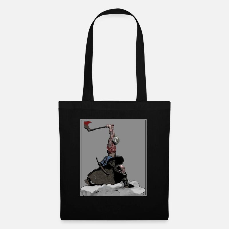 Wikinger-Gladiator - Stoffbeutel - Schwarz