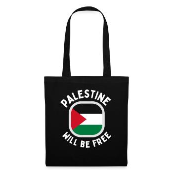 La Palestine gagnera la liberté BLM Paix Gaza Sous - Sac en tissu - noir - Devant