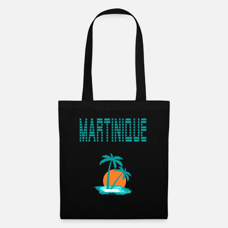 Martinique - Stoffbeutel - Schwarz
