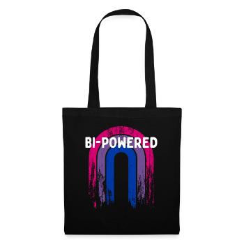 Bi-Powered Bisexual LGBTQ Bi Pride LGBT - Tote Bag - black - Front