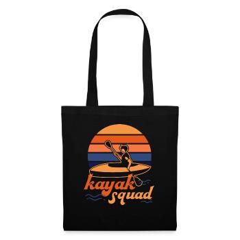 Kayak Squad : kayak d'aventure en eau vive - Sac en tissu - noir - Devant