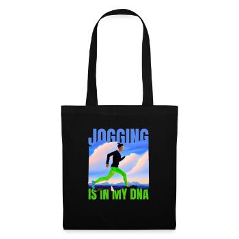 LE JOGGING EST DANS MON ADN - Sac en tissu - noir - Devant