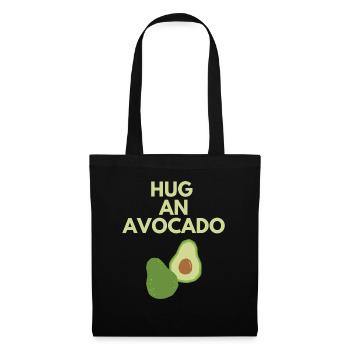HUG AN AVOCADO - Tote Bag - black - Front