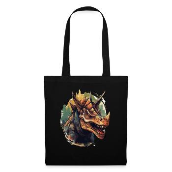 Triceratops - Trice V1 - Stoffbeutel - Schwarz - Vorne