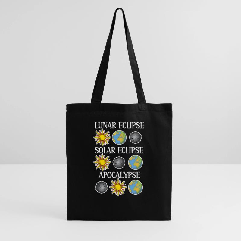 Lunar Eclipse Solar Eclipse Apocalypse Tote Bag