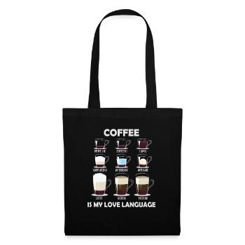 Coffee is My Love Language - Tote Bag - black - Front