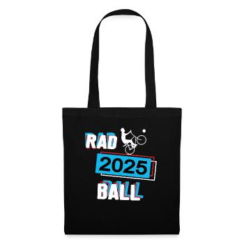 Radball 2025 Radballer Radballspieler Spieler - Stoffbeutel - Schwarz - Vorne