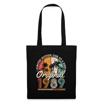 Original 1989 Vintage Retro Vintage Birthday - Tote Bag - black - Front