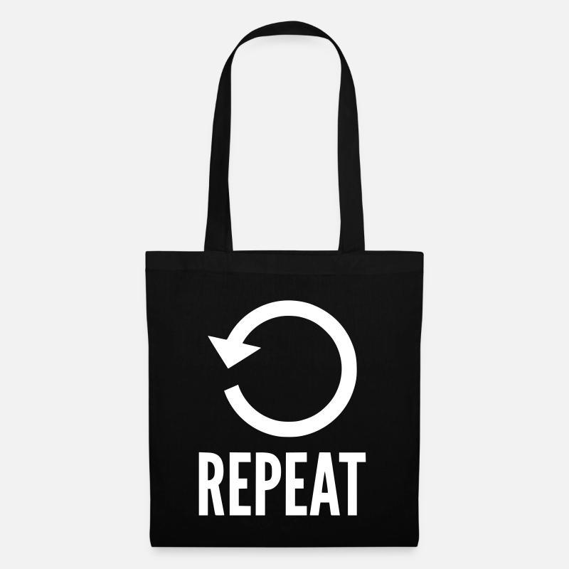 REPEAT - Tote Bag - black
