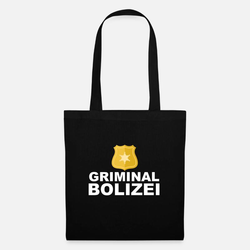 griminalbolizei - Stoffbeutel - Schwarz