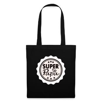 super dad - Tote Bag - black - Front