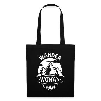 Wander Woman - Stoffbeutel - Schwarz - Vorne