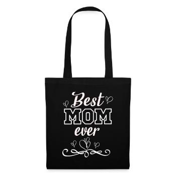 Best MOM - Stoffbeutel - Schwarz - Vorne