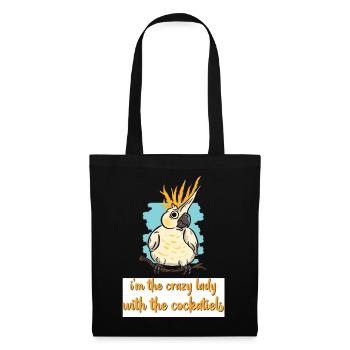 Cockatiel lover | Pet Bird Gift - Tote Bag - black - Front