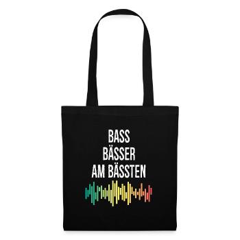 Techno - Stoffbeutel - Schwarz - Vorne
