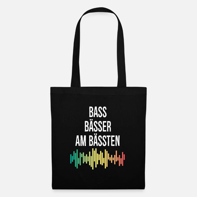 Techno - Stoffbeutel - Schwarz