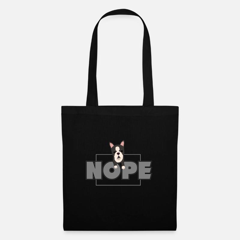 Boston Terrier, Boston Terrier, Boston Terrier - Tote Bag - black
