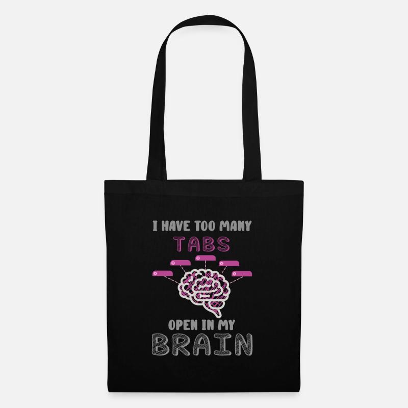 adhd, adhd open, coffee, - Tote Bag - black