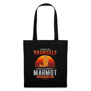 marmot, marmot groundhog, groundhog day, - Tote Bag - black - Front
