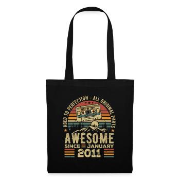 Birthday January 2011 | January 2011 Gift - Tote Bag - black - Front