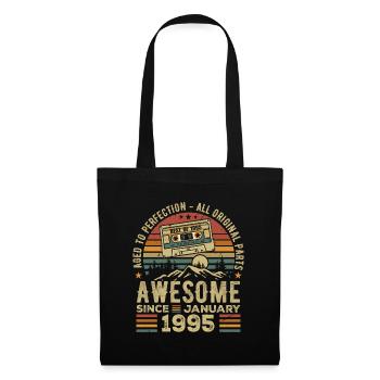 Birthday January 1995 | January 1995 Gift - Tote Bag - black - Front