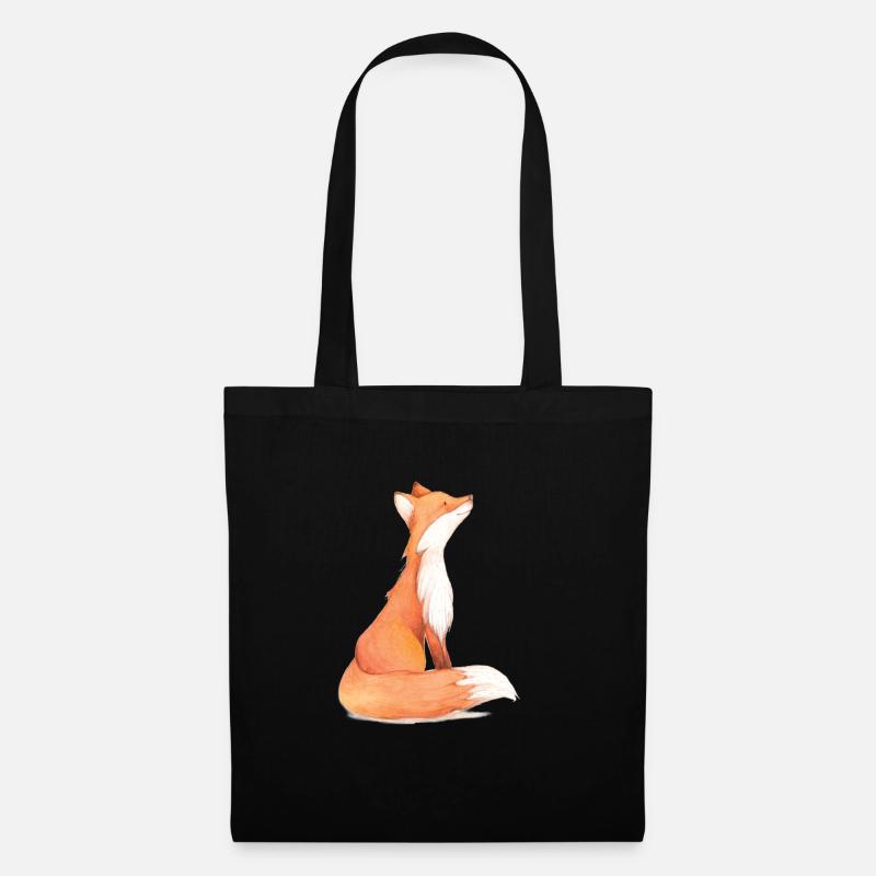 Beautiful Fuchs - Stoffbeutel - Schwarz