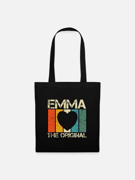 Emma - Stoffbeutel - Schwarz